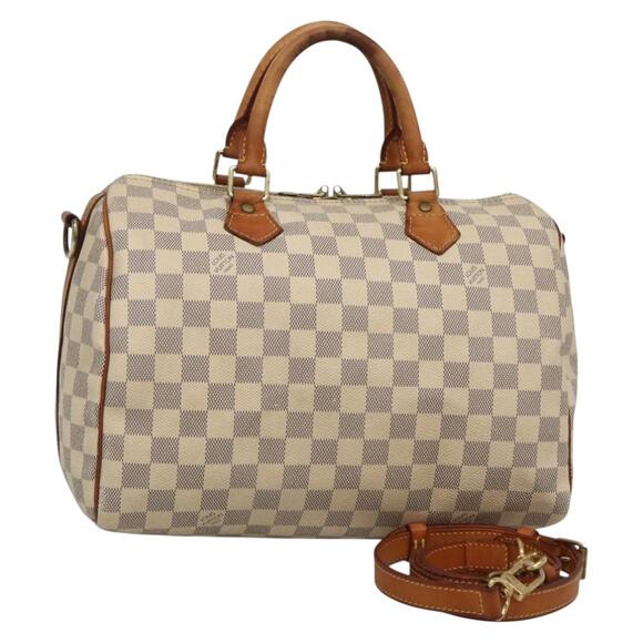 LOUIS VUITTON Damier Azur Speedy Bandouliere 30 Bag N41052 - Picture 1 of 16
